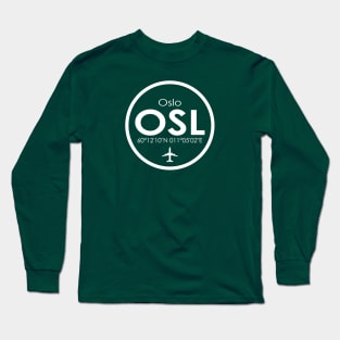 OSL, Oslo Gardemoen Airport, Norway Long Sleeve T-Shirt